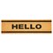 Hello Long Coir Doormat, Welcome Mats Outdoor for Home Entrance with Non-Slip Backing (17x60 In)